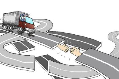 水泥墩成“攔路虎” “斷頭路”梗阻長(zhǎng)三角大流通